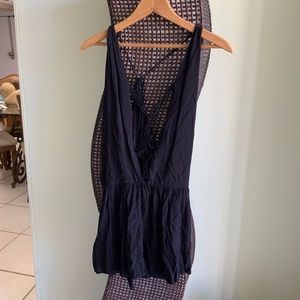 Malai short dress swim coverup